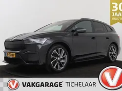 Zwart Gebruikt 2022 Skoda Enyaq iV SportLine SUV | € 24.399 (Eerlijke prijs)