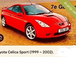 Rood Gebruikt 2000 Toyota Celica Coupé | € 5.999