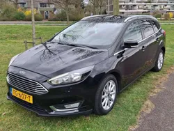 Zwart Gebruikt 2017 Ford Focus Titanium Stationwagen | € 5.500 (Super prijs)