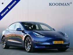 Blauw, metallic lak Gebruikt 2020 Tesla Model 3 Performance Sedan | € 29.450 (Eerlijke prijs)