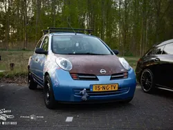 Blauw Gebruikt 2003 Nissan Micra Visia Hatchback | € 800 (Super prijs)