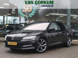 Zwart Gebruikt 2020 Skoda Superb SportLine Stationwagen | € 22.450 (Iets duurder)