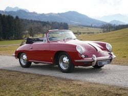 Rood Gebruikt 1962 Porsche 356 Cabriolet | € 189.500