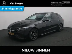 Zwart Gebruikt 2022 Mercedes C300 AMG line Stationwagen | € 42.945 (Iets duurder)