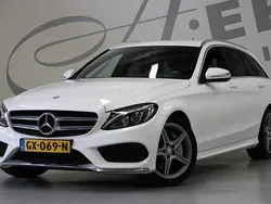 Wit Gebruikt 2015 Mercedes C250 AMG line Stationwagen | € 19.950 (Super prijs)