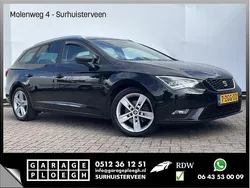Zwart Gebruikt 2014 Seat Leon ST Ecomotive Stationwagen | € 6.400 (Duur)