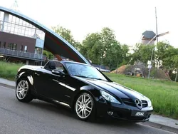 Zwart Gebruikt 2007 Mercedes SLK200 Cabriolet | € 14.750 (Duur)