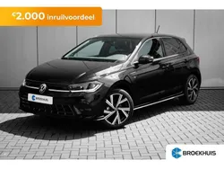 Zwart Nieuw 2025 VW Polo R-line Edition Hatchback | € 33.220 (Eerlijke prijs)