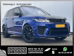 Blauw, metallic lak Gebruikt 2019 Land Rover Range Rover Sport SVR SUV | € 89.900 (Iets duurder)