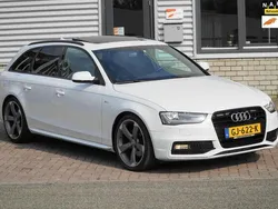 Wit, metallic lak Gebruikt 2015 Audi A4 S-Line Stationwagen | € 15.850 (Eerlijke prijs)