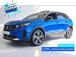 Blauw, metallic lak Gebruikt 2021 Peugeot 3008 GT-line SUV | € 20.945 (Eerlijke prijs)
