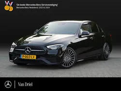Zwart Gebruikt 2022 Mercedes C180 AMG line Sedan | € 44.950