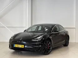 Zwart Gebruikt 2019 Tesla Model 3 Performance Sedan | € 24.700 (Eerlijke prijs)