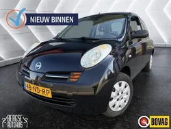 Zwart, metallic lak Gebruikt 2003 Nissan Micra Visia Hatchback | € 1.990 (Eerlijke prijs)