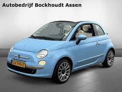 Blauw Gebruikt 2015 Fiat 500 Lounge Cabriolet | € 8.940 (Eerlijke prijs)