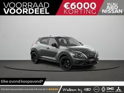 Two tone gunmetal grey / dak carbon black (grijs metallic) Nieuw 2025 Nissan Juke Pack SUV | € 34.445 (Eerlijke prijs)