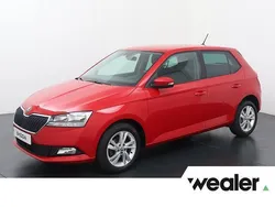 Rood Gebruikt 2021 Skoda Fabia Ambition Hatchback | € 14.540 (Eerlijke prijs)