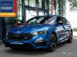 Blauw, metallic lak Gebruikt 2022 Skoda Octavia Business Line Stationwagen | € 30.490 (Eerlijke prijs)