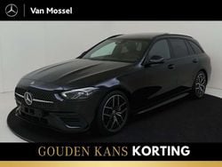 Zwart Gebruikt 2024 Mercedes C180 AMG line Stationwagen | € 58.995 (Goede deal)