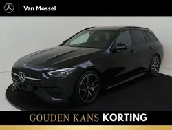Zwart Nieuw 2024 Mercedes C180 AMG line Stationwagen | € 58.995 (Goede deal)