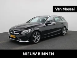 Zwart Gebruikt 2017 Mercedes C180 Business Stationwagen | € 18.900 (Goede deal)