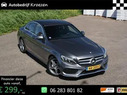 Grijs, metallic lak Gebruikt 2017 Mercedes C180 Sport Edition Sedan | € 18.950 (Eerlijke prijs)