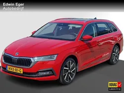 Rood Gebruikt 2021 Skoda Octavia Business Line Stationwagen | € 24.945 (Eerlijke prijs)