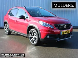 Rood Gebruikt 2017 Peugeot 2008 GT-line SUV | € 12.295 (Eerlijke prijs)