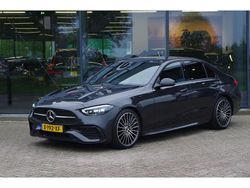 Grijs Gebruikt 2022 Mercedes C300 AMG line Sedan | € 43.950 (Super prijs)