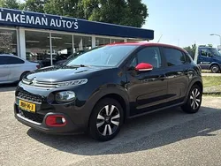 Zwart Gebruikt 2018 Citroën C3 PureTech Hatchback | € 11.950