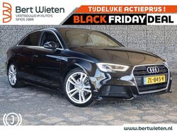 Zwart Gebruikt 2019 Audi A3 S-Line Sedan | € 19.450 (Eerlijke prijs)