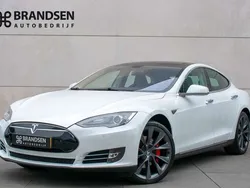 Wit, metallic lak Gebruikt 2013 Tesla Model S Performance Sedan | € 14.900 (Goede deal)