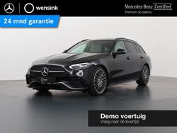 Zwart, metallic lak Gebruikt 2023 Mercedes C180 AMG Stationwagen | € 45.850 (Iets duurder)