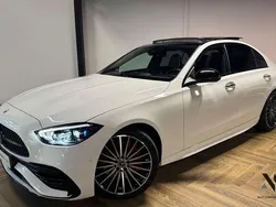 Wit, metallic lak Gebruikt 2023 Mercedes C300 AMG line Sedan | € 51.940 (Super prijs)