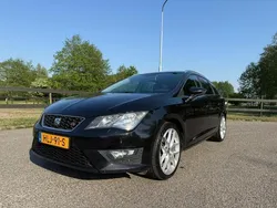 Zwart Gebruikt 2015 Seat Leon ST FR Stationwagen | € 7.999 (Super prijs)