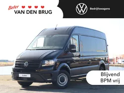Zwart Nieuw 2024 VW Crafter Highline Van | € 45.800 (Super prijs)