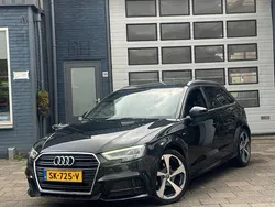 Zwart Gebruikt 2017 Audi A3 Sportback S-Line Hatchback | € 14.495 (Duur)
