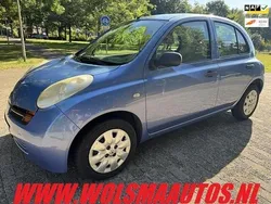 Blauw Gebruikt 2003 Nissan Micra Visia Hatchback | € 999