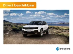 Wit Nieuw 2025 Jeep Avenger Altitude SUV | € 40.448 (Eerlijke prijs)