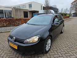 Zwart Gebruikt 2010 VW Golf VI Trendline Stationwagen | € 1.950 (Super prijs)