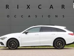 Wit, metallic lak Gebruikt 2020 Mercedes CLA250e Shooting Brake AMG line Stationwagen | € 32.940 (Iets duurder)
