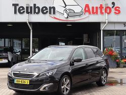 Zwart Gebruikt 2017 Peugeot 308 SW GT-line Stationwagen | € 6.695