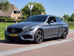 Grijs, metallic lak Gebruikt 2018 Mercedes C180 Premium Coupé | € 18.250 (Super prijs)