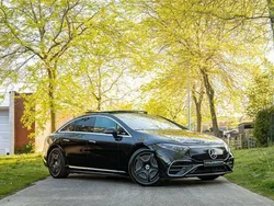 Zwart Gebruikt 2022 Mercedes EQS450+ AMG line Sedan | € 55.995 (Eerlijke prijs)