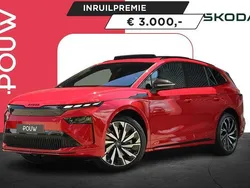 Rood Nieuw 2025 Skoda Enyaq iV SportLine SUV | € 59.450