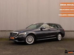 Grijs, metallic lak Gebruikt 2015 Mercedes C180 Exclusive Stationwagen | € 16.900 (Eerlijke prijs)
