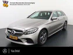Grijs Gebruikt 2020 Mercedes C300e AMG line Stationwagen | € 27.950 (Iets duurder)