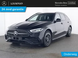 Zwart Gebruikt 2024 Mercedes C300 AMG line Stationwagen | € 51.750 (Goede deal)