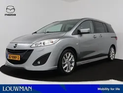 Aluminum (grijs metallic) Gebruikt 2011 Mazda 5 MPV | € 8.945 (Eerlijke prijs)