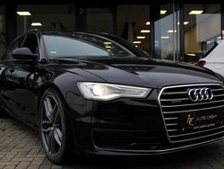 Zwart Gebruikt 2016 Audi A6 S-Line Stationwagen | € 17.900